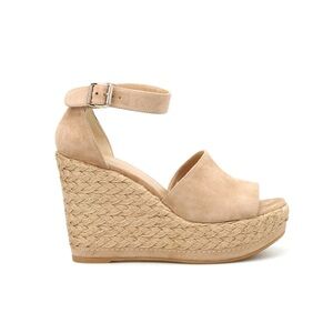 Stuart Weitzman Sohojute Wedge Sandal Sz US 9